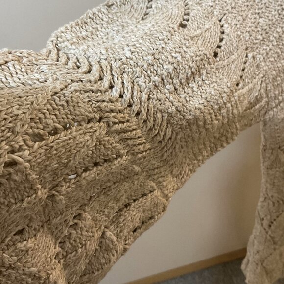 Coldwater Creek Multi-Stitch 3/4 Sleeve Sweater - Picture 4 of 11